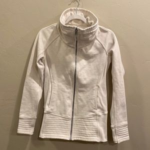 Lululemon cream zip up jacket